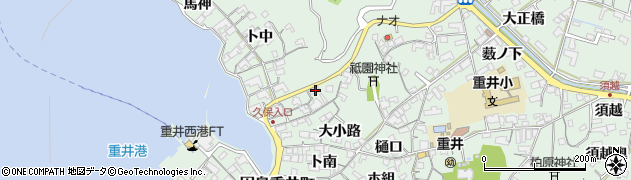 広島県尾道市因島重井町久保6777周辺の地図