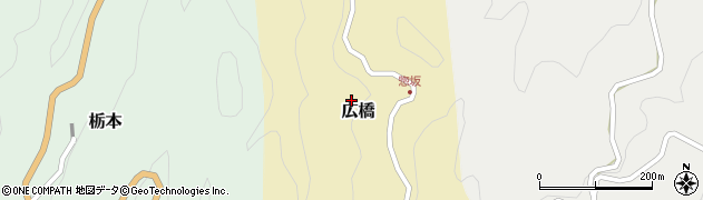 奈良県下市町（吉野郡）広橋周辺の地図