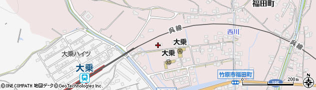 広島県竹原市福田町2785周辺の地図