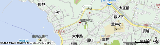 広島県尾道市因島重井町久保6764周辺の地図