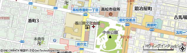 高松大林病院周辺の地図