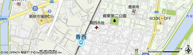 関西水栓株式会社周辺の地図