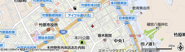 ビジネスホテルほんかわ荘周辺の地図
