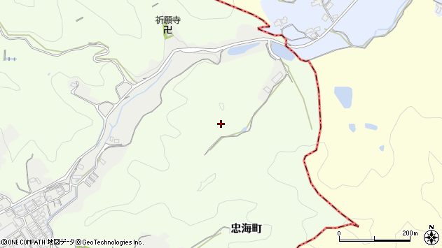 〒729-2311 広島県竹原市忠海町の地図