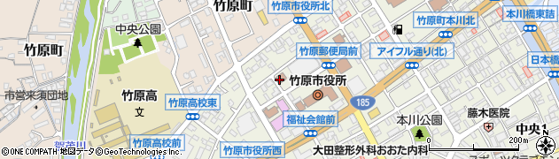 竹原公共職業安定所周辺の地図