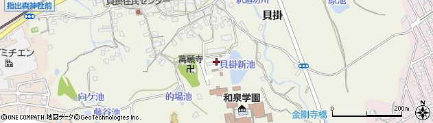 和泉学園周辺の地図