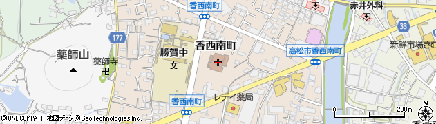 高松市勝賀総合センター周辺の地図