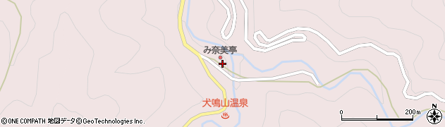 犬鳴山温泉み奈美亭周辺の地図