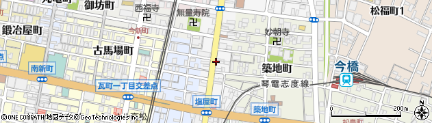 香川県高松市塩屋町周辺の地図