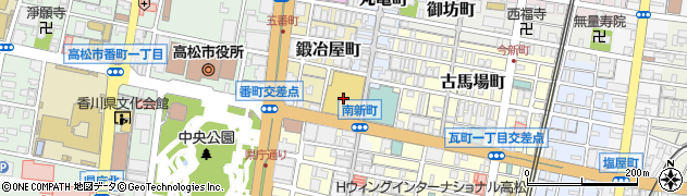 HAMAYAKI'TARO 高松丸亀町グリーン店周辺の地図