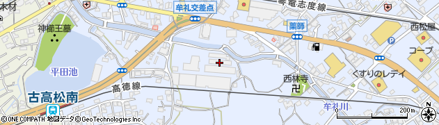 鎌長製衡株式会社　中・四国支店周辺の地図