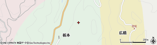 奈良県吉野郡下市町栃本87周辺の地図