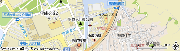中国新聞坂販売所周辺の地図