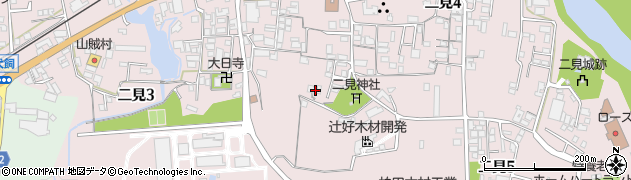 奈良県五條市二見周辺の地図