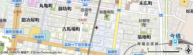 あなぶきパーク福田町第３パーキング周辺の地図
