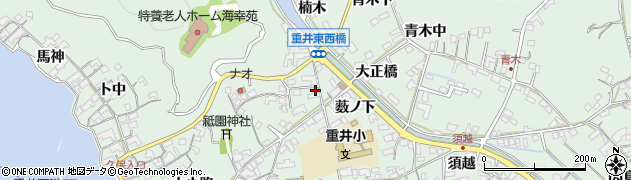 広島県尾道市因島重井町新開2842周辺の地図