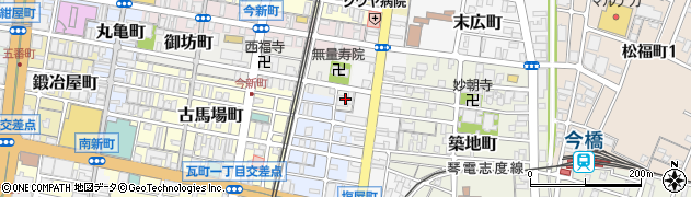 香川県高松市御坊町6周辺の地図