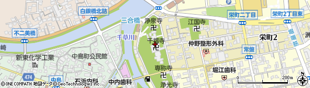 千福寺周辺の地図