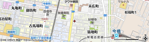 高松塩屋町郵便局 ＡＴＭ周辺の地図