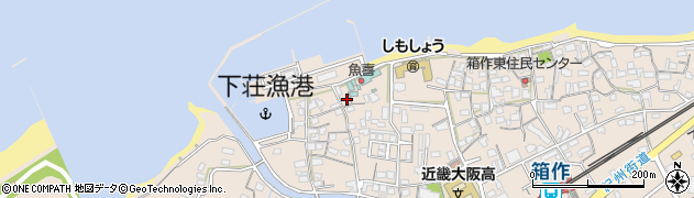 大阪府阪南市箱作1297周辺の地図