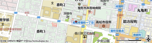 真鍋医院周辺の地図