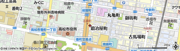 伊予鉄総合企画株式会社　高松営業所周辺の地図