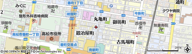 亀屋翠松園茶舗　本店周辺の地図