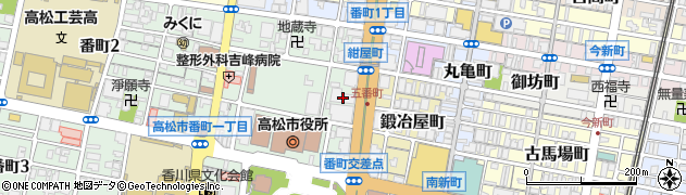 さくら幸子探偵学校・高松校周辺の地図