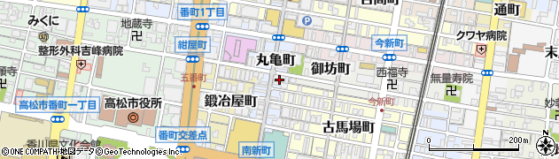 セブンイレブン高松丸亀町店周辺の地図
