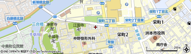 明光義塾洲本教室周辺の地図