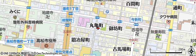 株式会社ホットスタッフ　高松営業所周辺の地図