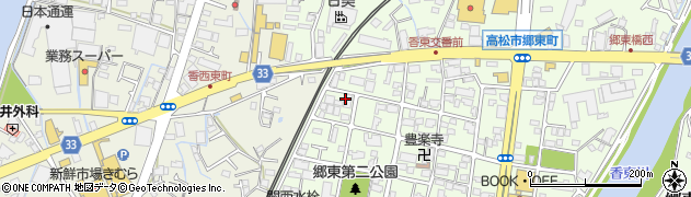 東神物産株式会社　高松支店周辺の地図