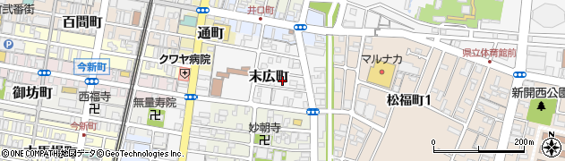 香川県高松市末広町6周辺の地図