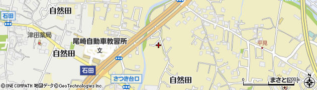 大阪府阪南市自然田611周辺の地図
