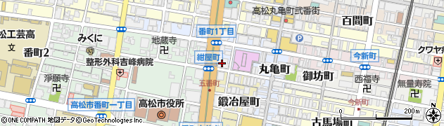 株式会社スタッフサービス高松オフィス周辺の地図