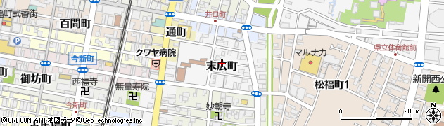 香川県高松市末広町周辺の地図