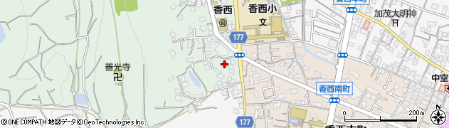 香川県高松市香西西町8周辺の地図