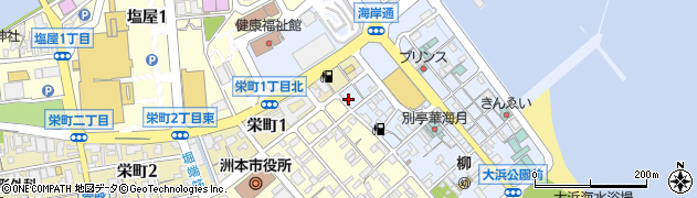 福井美容室周辺の地図