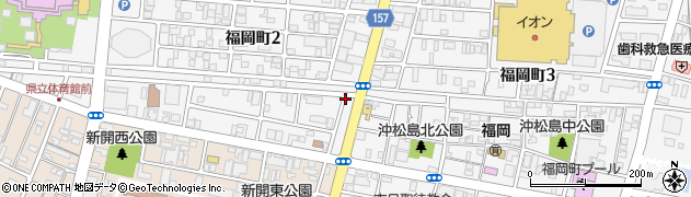 メグミ調剤薬局　福岡店周辺の地図