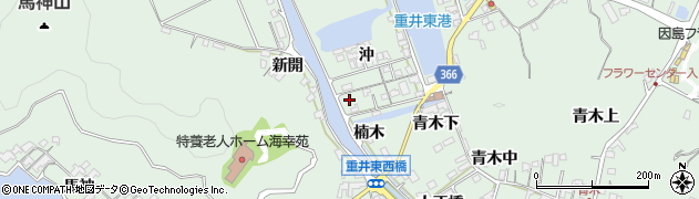 広島県尾道市因島重井町楠木2672周辺の地図