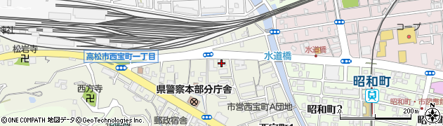 香川県広域水道企業団　高松ブロック統括センターお客さまセンター料金センター周辺の地図