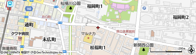 有限会社金星タクシー　事務所周辺の地図
