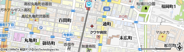 高松ホテルサキカ周辺の地図