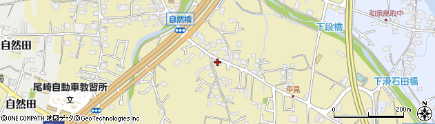 大阪府阪南市自然田716周辺の地図