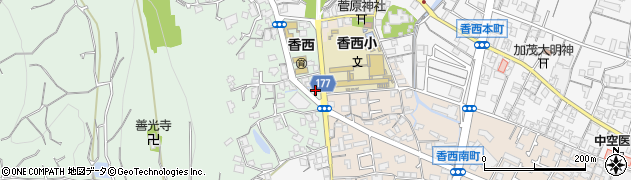 香川県高松市香西西町55周辺の地図
