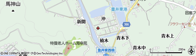 広島県尾道市因島重井町楠木2680周辺の地図