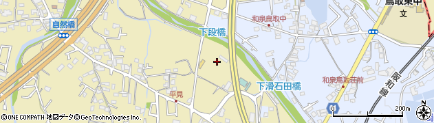 大阪府阪南市自然田390周辺の地図