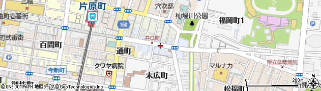 香川県高松市井口町周辺の地図