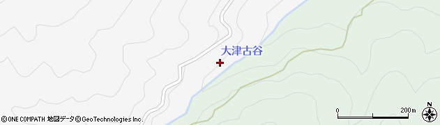 大津古谷周辺の地図