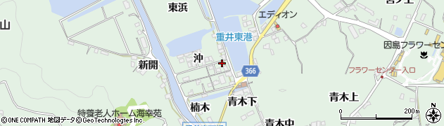 広島県尾道市因島重井町沖2691周辺の地図